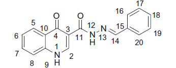 Scheme 1. Numbering of acylhydrazone structure.