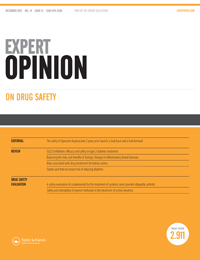 Cover image for Expert Opinion on Drug Safety, Volume 14, Issue 12, 2015