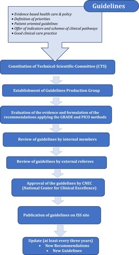 Figure 1 The Italian National Guidelines System.