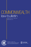 Cover image for Commonwealth Law Bulletin, Volume 40, Issue 2, 2014