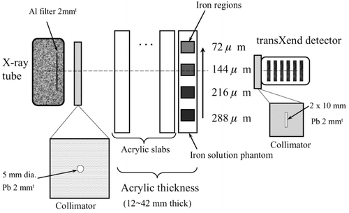 Figure 1 Experimental setup for obtaining response functions