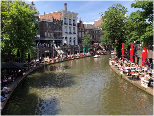 Figure 2. Oude Gracht with warehouses and wharfs.