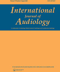 Cover image for International Journal of Audiology, Volume 59, Issue 8, 2020
