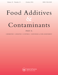 Cover image for Food Additives & Contaminants: Part A, Volume 33, Issue 10, 2016