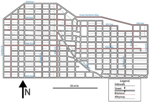 Figure 1. Mt. Pleasant neighborhood infrastructure.