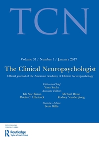 Cover image for The Clinical Neuropsychologist, Volume 31, Issue 1, 2017