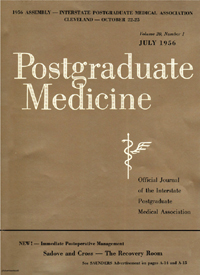 Cover image for Postgraduate Medicine, Volume 20, Issue 1, 1956
