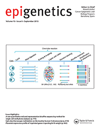 Cover image for Epigenetics, Volume 10, Issue 9, 2015