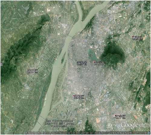 Figure 2. Google earth image for testing.