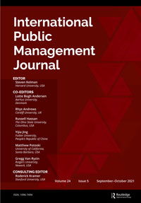 Cover image for International Public Management Journal, Volume 24, Issue 5, 2021