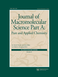 Cover image for Journal of Macromolecular Science, Part A, Volume 56, Issue 8, 2019