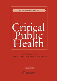 Cover image for Critical Public Health, Volume 29, Issue 2, 2019