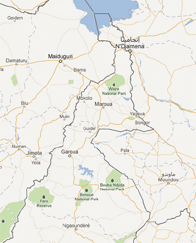 Figure 1 Map of the Logone Valley.