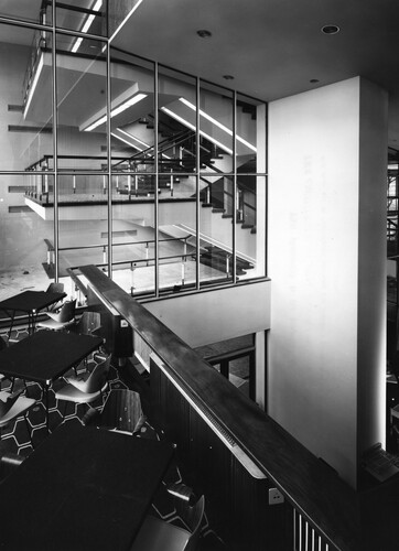 Figure 7. Staircase at the Royal Festival Hall, LCC Architect’s Department, 1951 (Architectural Press Archive / RIBA Collections).