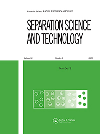 Cover image for Separation Science and Technology, Volume 58, Issue 3, 2023