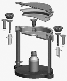 Figure 3 Exploded view of the UCB collection system.