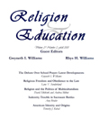 Cover image for Religion & Education, Volume 27, Issue 2, 2000