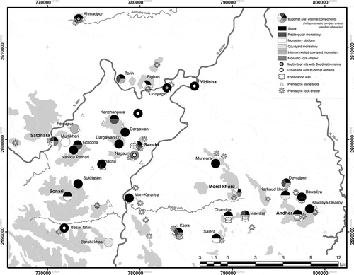 4. Sanchi survey project: stūpas, monasteries and prehistoric remains.