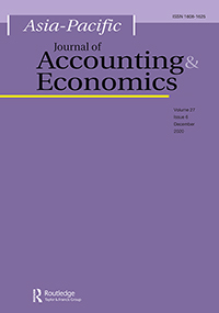 Cover image for Asia-Pacific Journal of Accounting & Economics, Volume 27, Issue 6, 2020