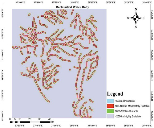 Figure 7. Reclassified water body