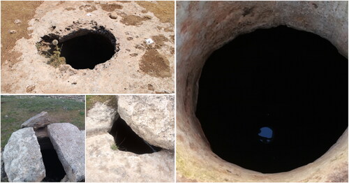 Figure 2. Sample cisterns images from field survey.