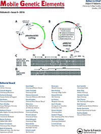 Cover image for Mobile Genetic Elements, Volume 6, Issue 4, 2016