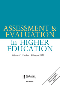 Cover image for Assessment & Evaluation in Higher Education, Volume 45, Issue 1, 2020