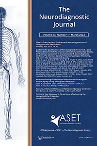 Cover image for The Neurodiagnostic Journal, Volume 63, Issue 1, 2023