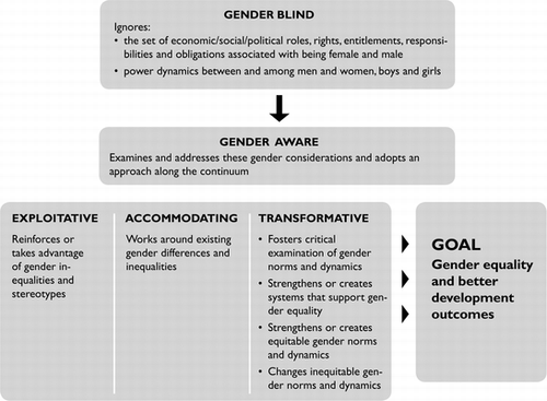 Figure 1 Gender-equality continuum.