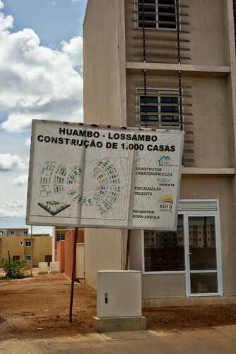 Figure 5: Huambo centralidade under construction (Source: author, 2014).
