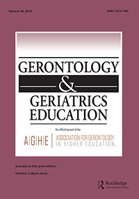 Cover image for Gerontology & Geriatrics Education, Volume 39, Issue 2, 2018
