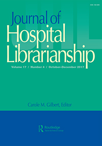 Cover image for Journal of Hospital Librarianship, Volume 17, Issue 4, 2017