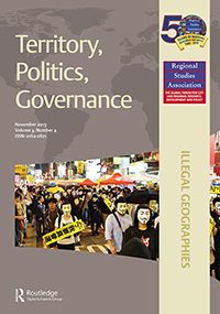 Cover image for Territory, Politics, Governance, Volume 3, Issue 4, 2015