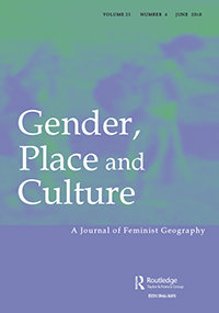 Cover image for Gender, Place & Culture, Volume 25, Issue 6, 2018