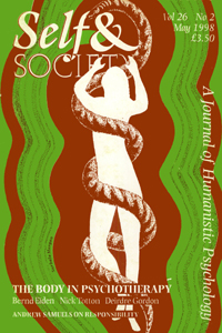 Cover image for Self & Society, Volume 26, Issue 2, 1998