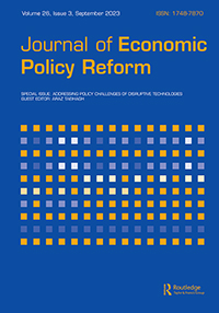 Cover image for Journal of Economic Policy Reform, Volume 26, Issue 3, 2023