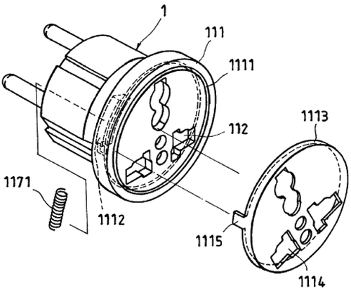 Figure 14. The universal of adapter patent no. US 6328591.