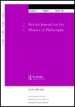 Cover image for British Journal for the History of Philosophy, Volume 13, Issue 2, 2005