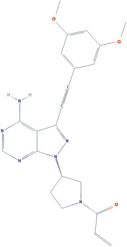 Figure 2. Structural formula of futibatinib (TAS-120)