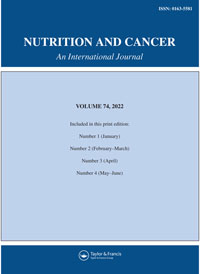 Cover image for Nutrition and Cancer, Volume 74, Issue 3, 2022
