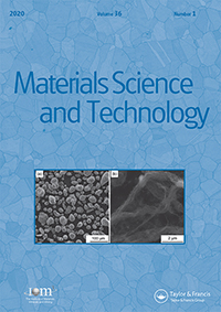 Cover image for Materials Science and Technology, Volume 36, Issue 1, 2020