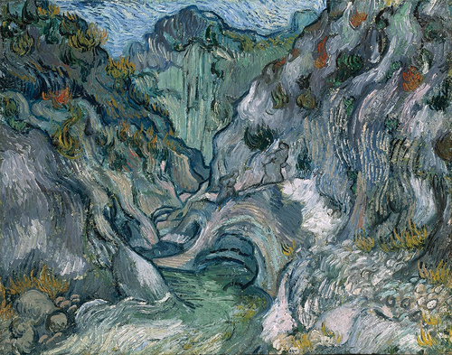 Figure 2. Ravine, Vincent van Gogh, 1889.