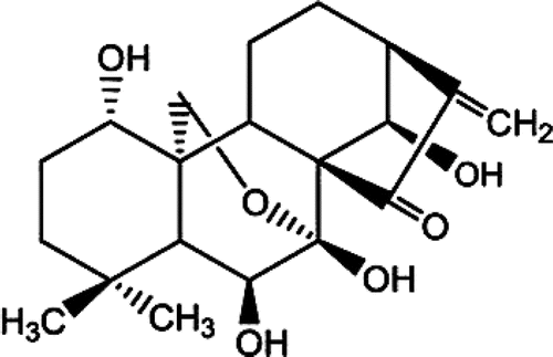Figure 1.  Chemical structure of ORI.