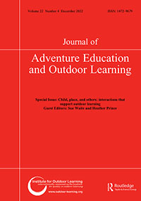 Cover image for Journal of Adventure Education and Outdoor Learning, Volume 22, Issue 4, 2022