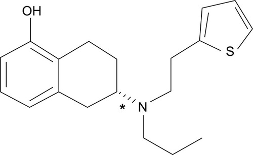 Figure 1 Structural formula of rotigotine.