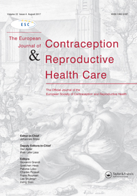 Cover image for The European Journal of Contraception & Reproductive Health Care, Volume 22, Issue 4, 2017