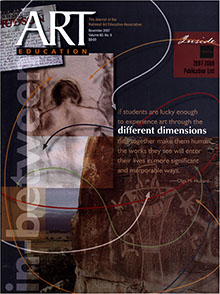 Cover image for Art Education, Volume 60, Issue 6, 2007