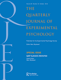 Cover image for The Quarterly Journal of Experimental Psychology, Volume 69, Issue 10, 2016
