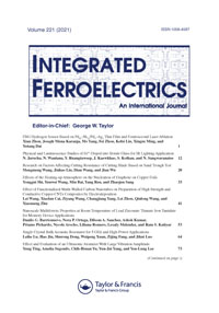 Cover image for Integrated Ferroelectrics, Volume 221, Issue 1, 2021