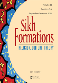 Cover image for Sikh Formations, Volume 18, Issue 3-4, 2022